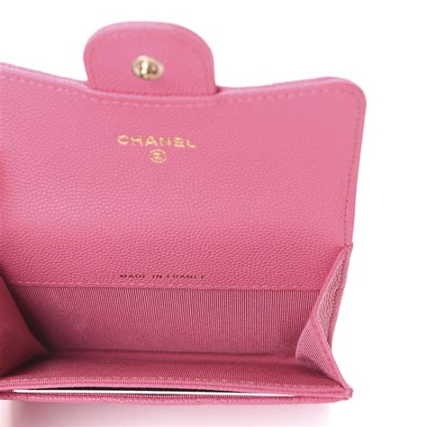 chanel caviar quilted card holder pink|CHANEL Caviar Quilted Card Holder Pink .